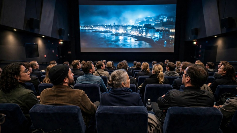 Premièrepubliek in een Rotterdamse bioscoopzaal tijdens het IFFR filmfestival