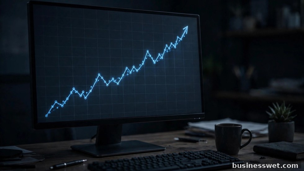 Een financiële grafiek die de ontwikkeling van de rente in 2026 weergeeft.